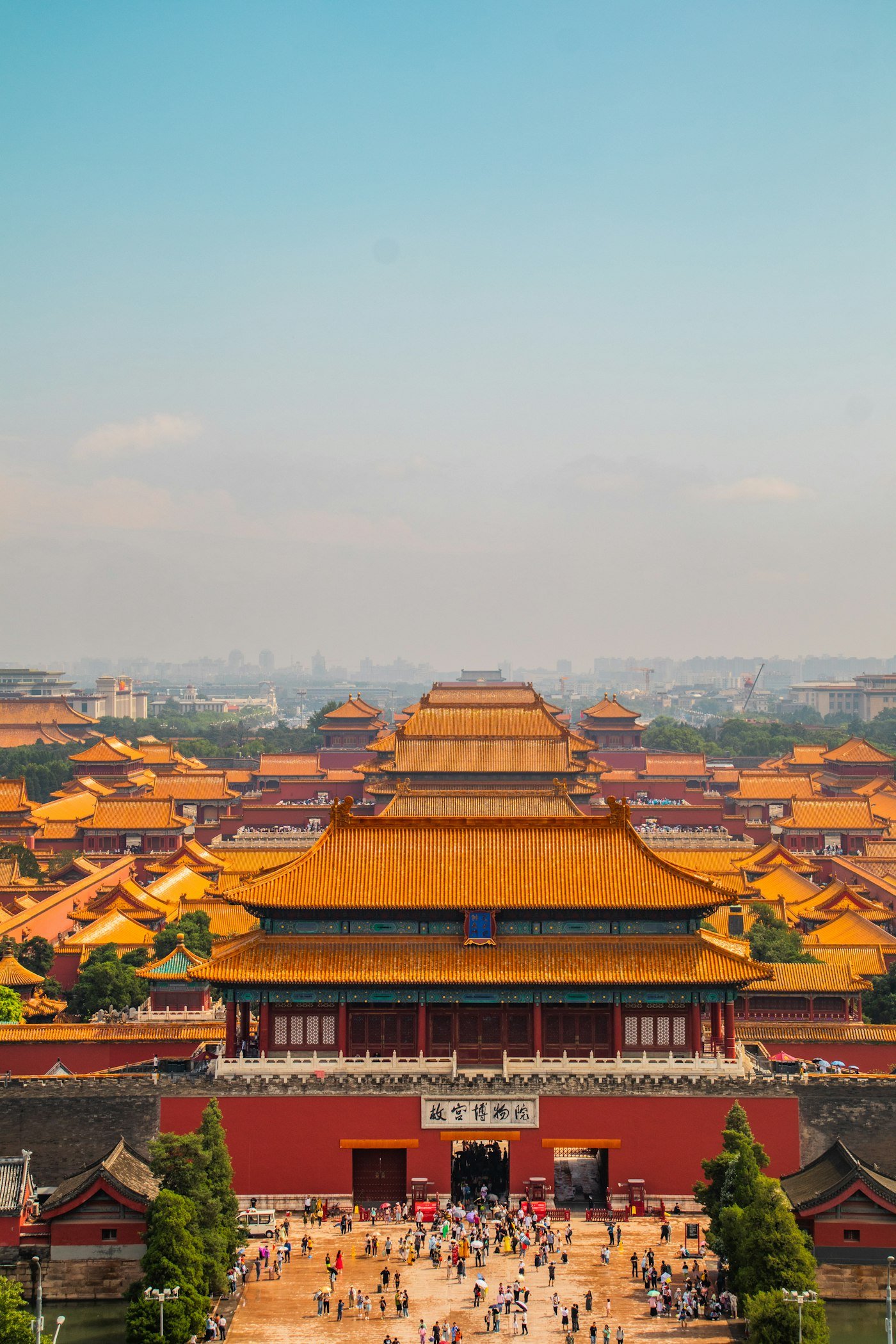 Forbidden City rooftops